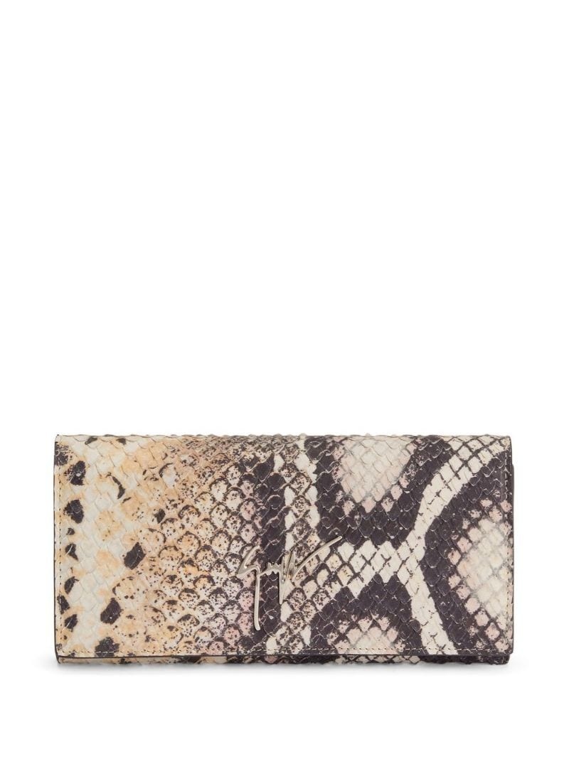 Selene snakeskin wallet - 1
