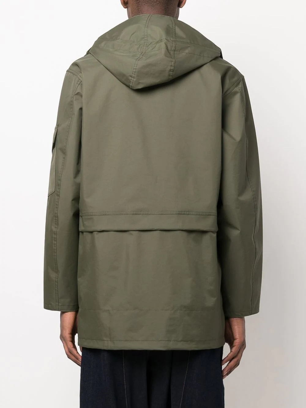 zip-up hooded coat - 4