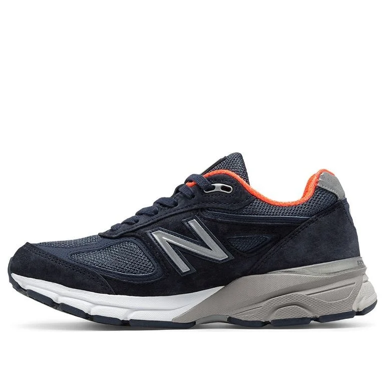 (WMNS) New Balance 990v4 Made in USA 'Navy Orange' W990NV4 - 1