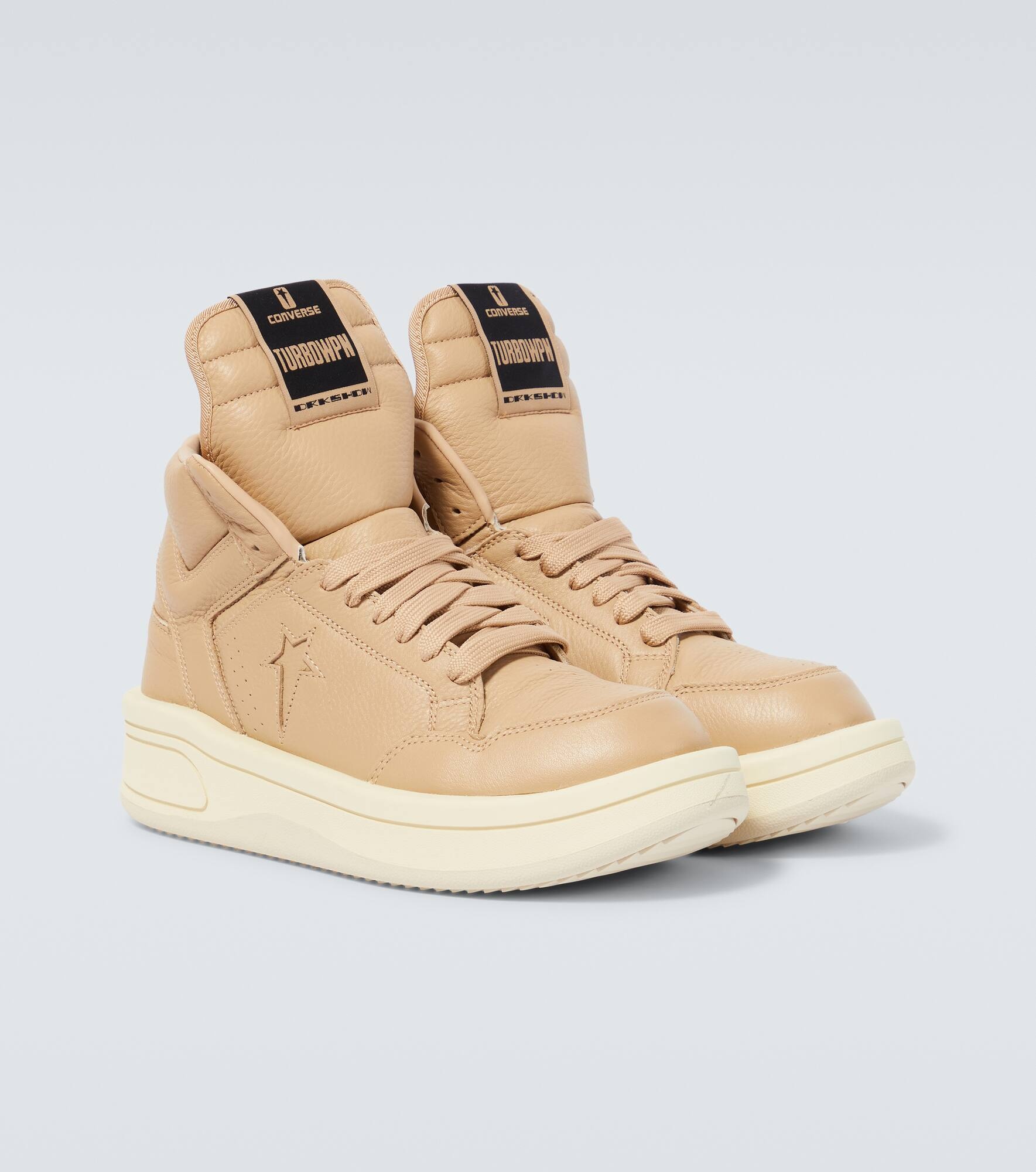 x Converse TURBOWPN leather high-top sneakers - 5