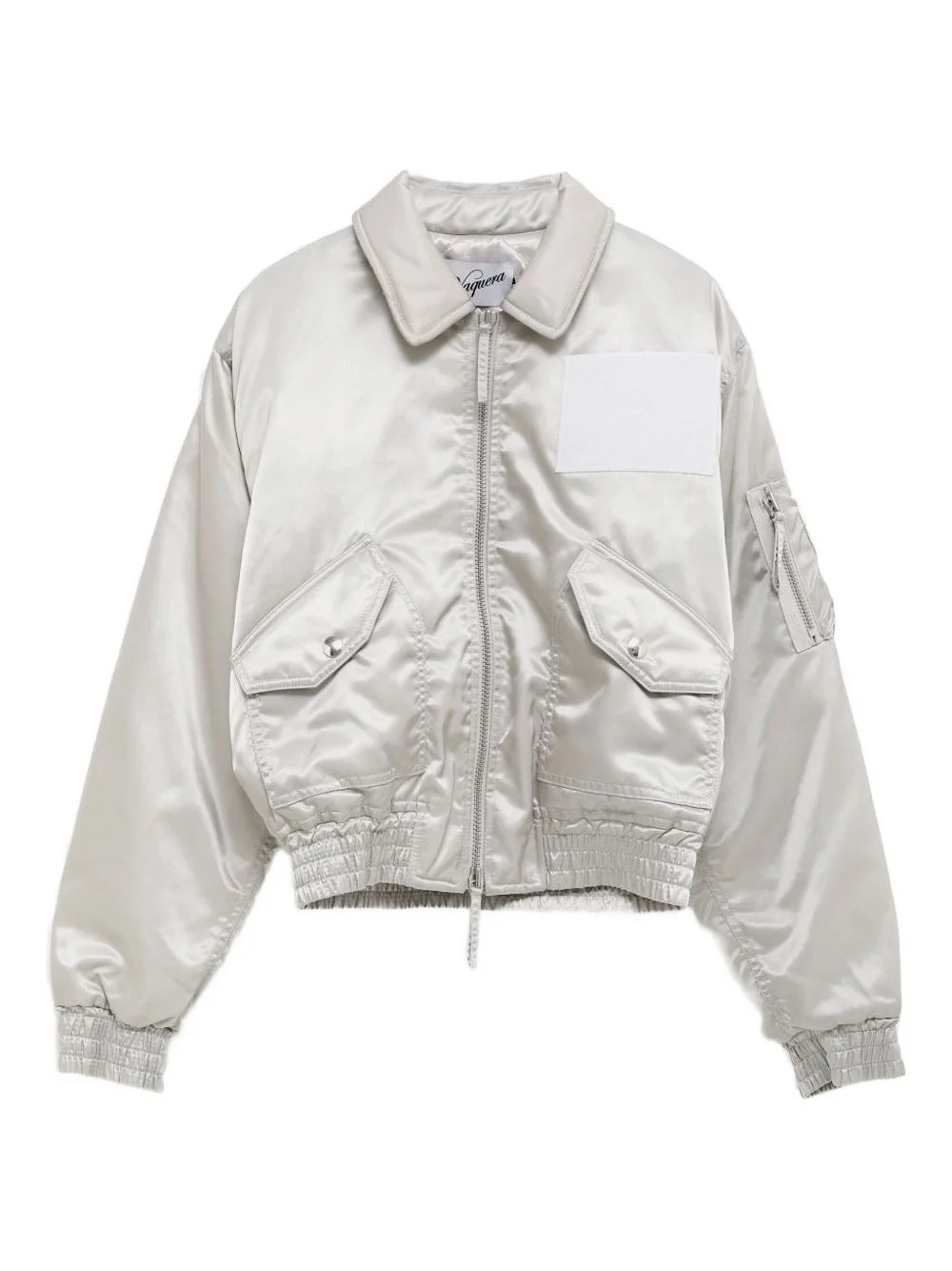 collared bomber jacket - 1