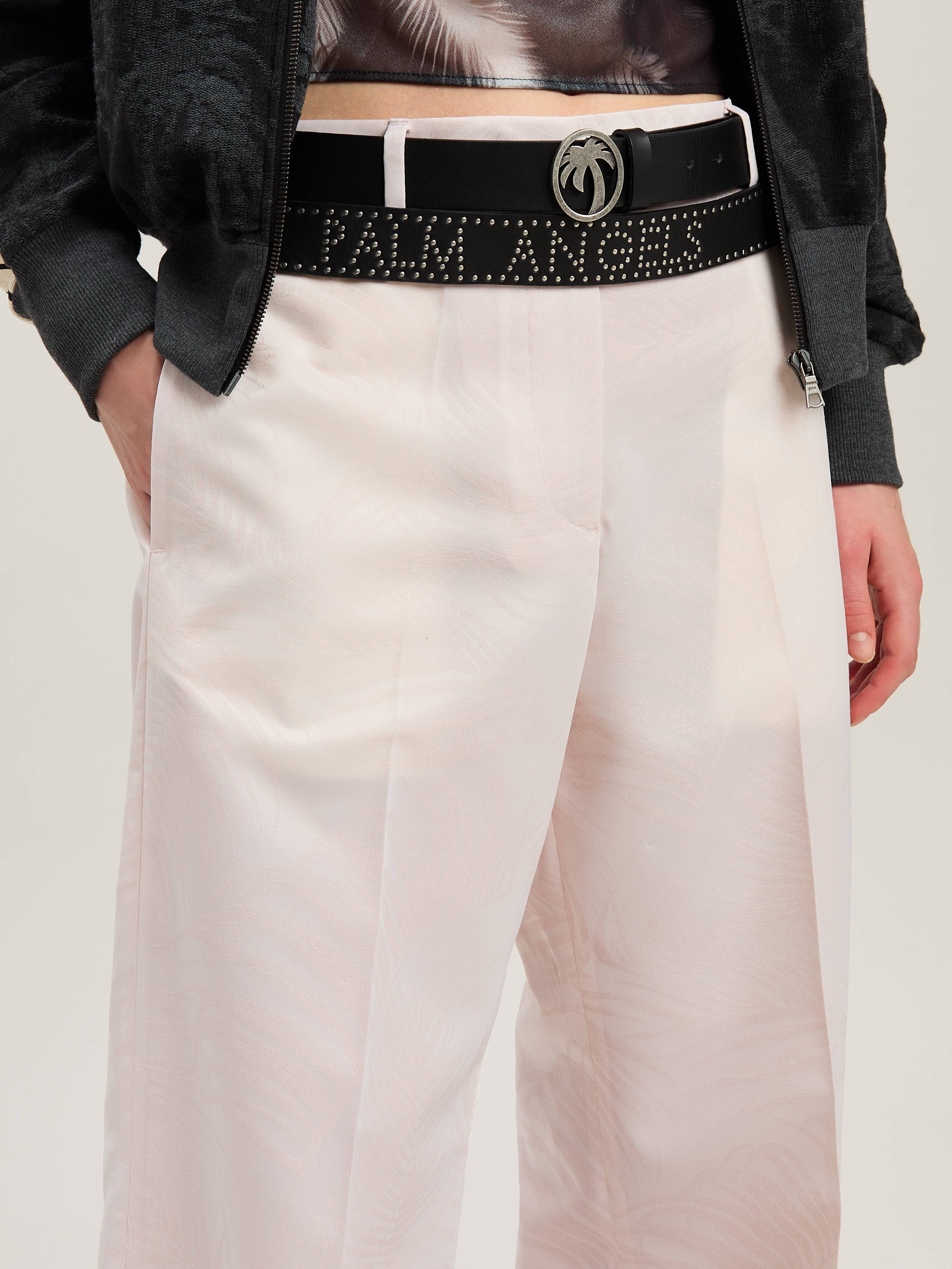 Jacquared Palms Pants - 5
