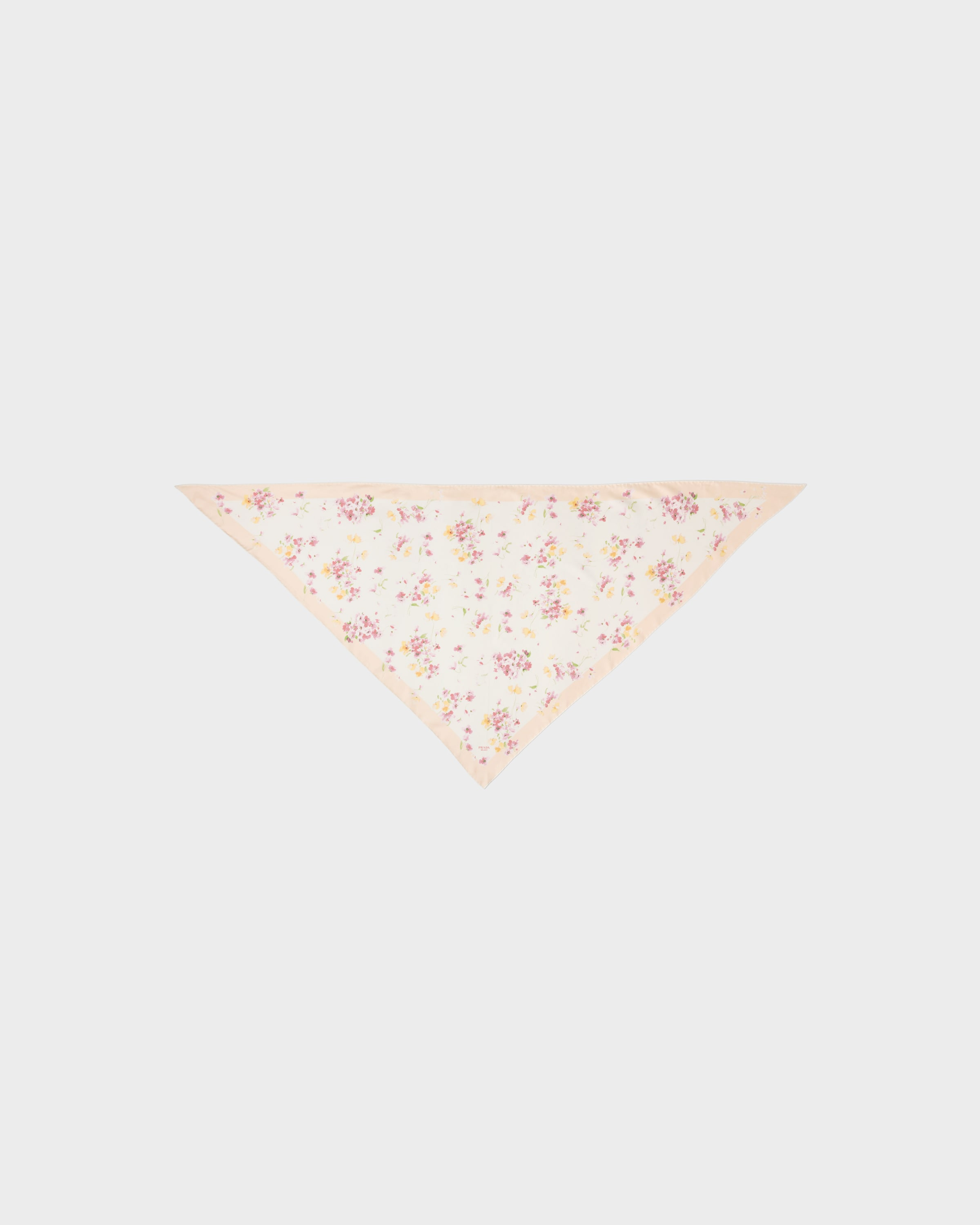 Printed silk twill scarf - 3