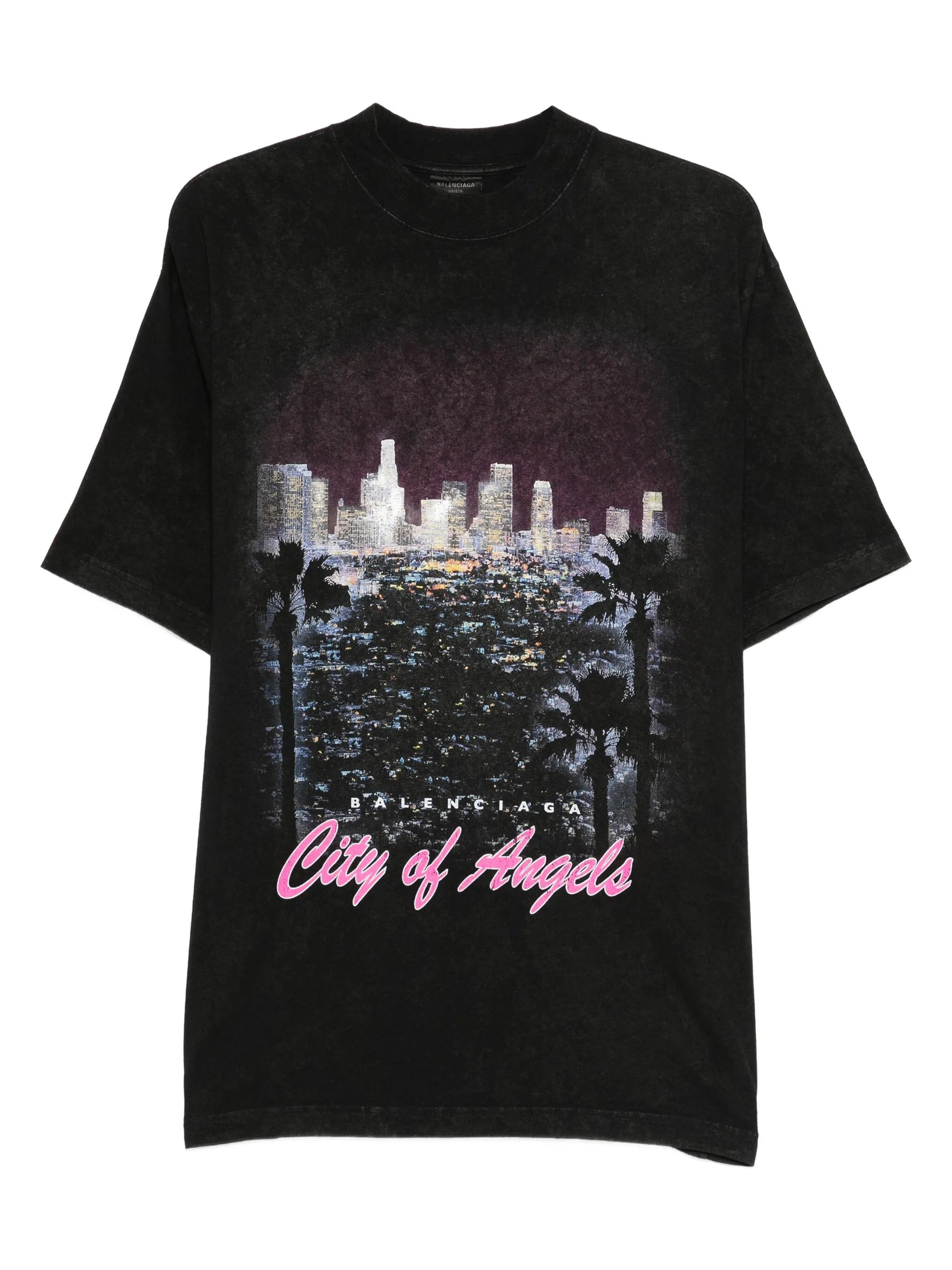 Balenciaga City-skyline Graphic T-shirt - 1