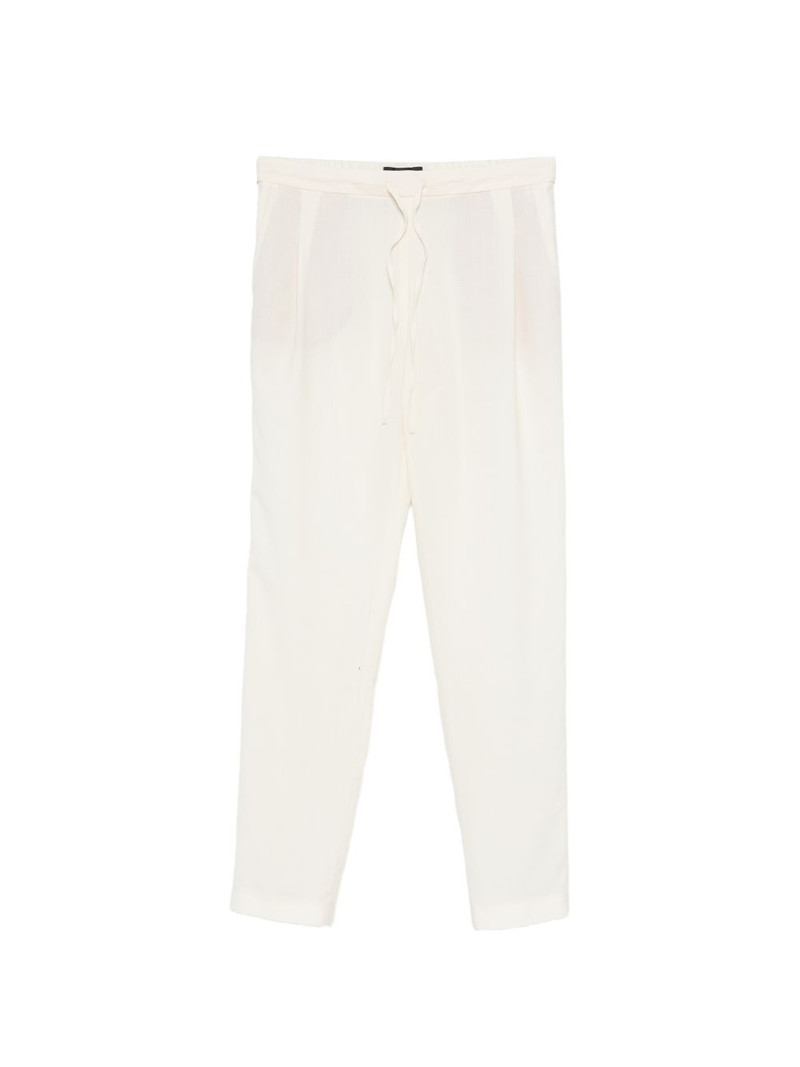 drawstring-waist trousers 1