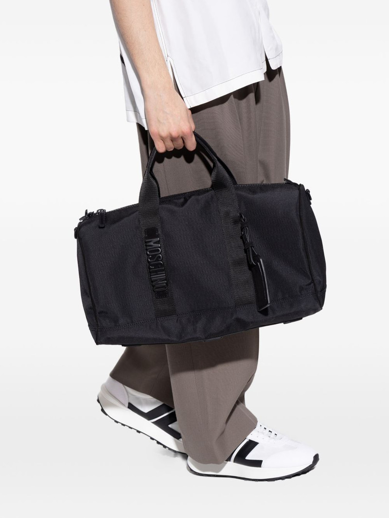 Moschino logo-detail holdall bag outlook