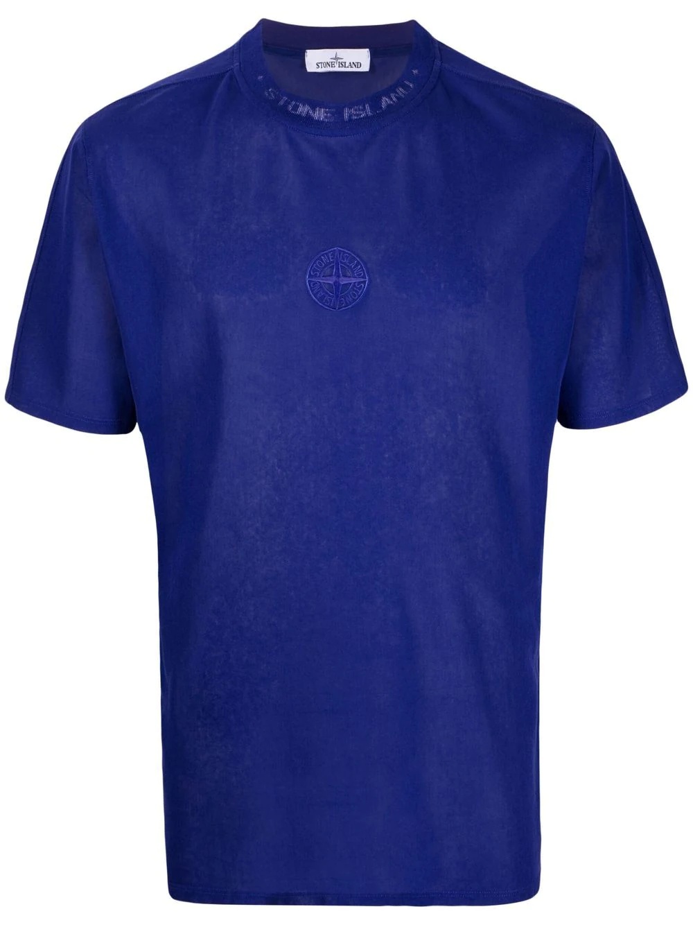 Compass-embroidered T-shirt - 1