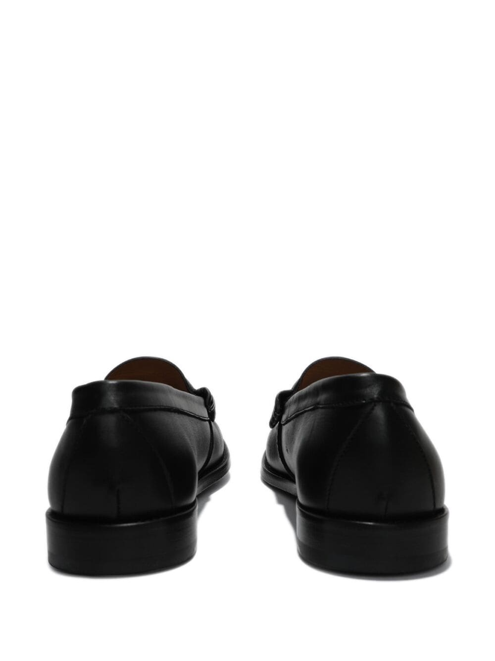 Penny leather loafers - 3