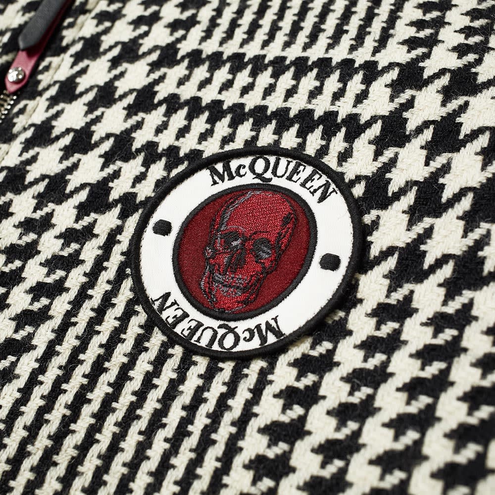 Alexander McQueen Skull Badge Check Bomber - 2