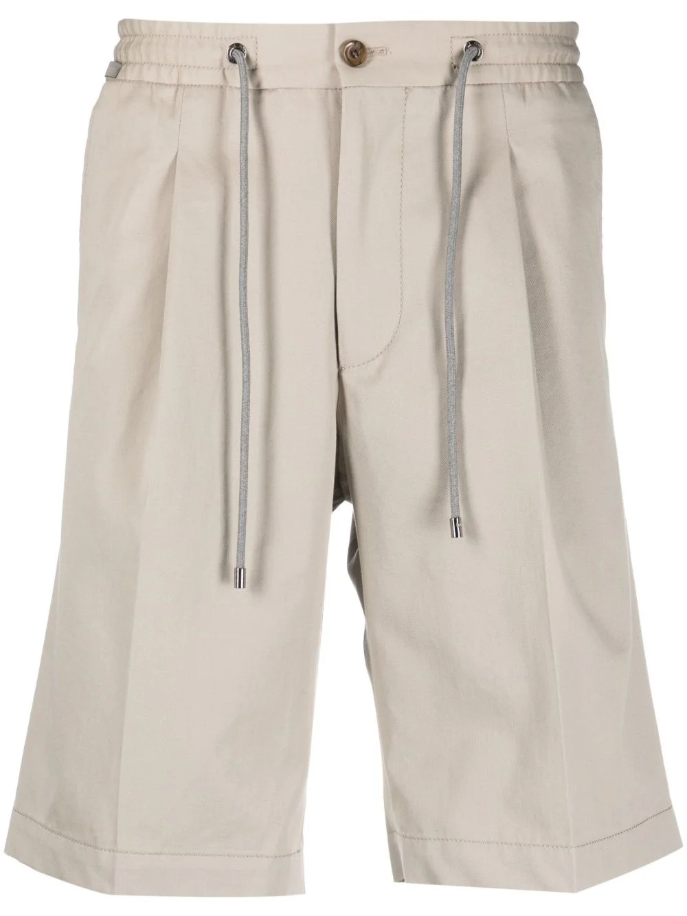 drawstring-waist chino shorts - 1