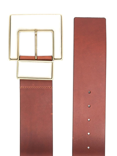 Etro bucke-fastening leather belt outlook