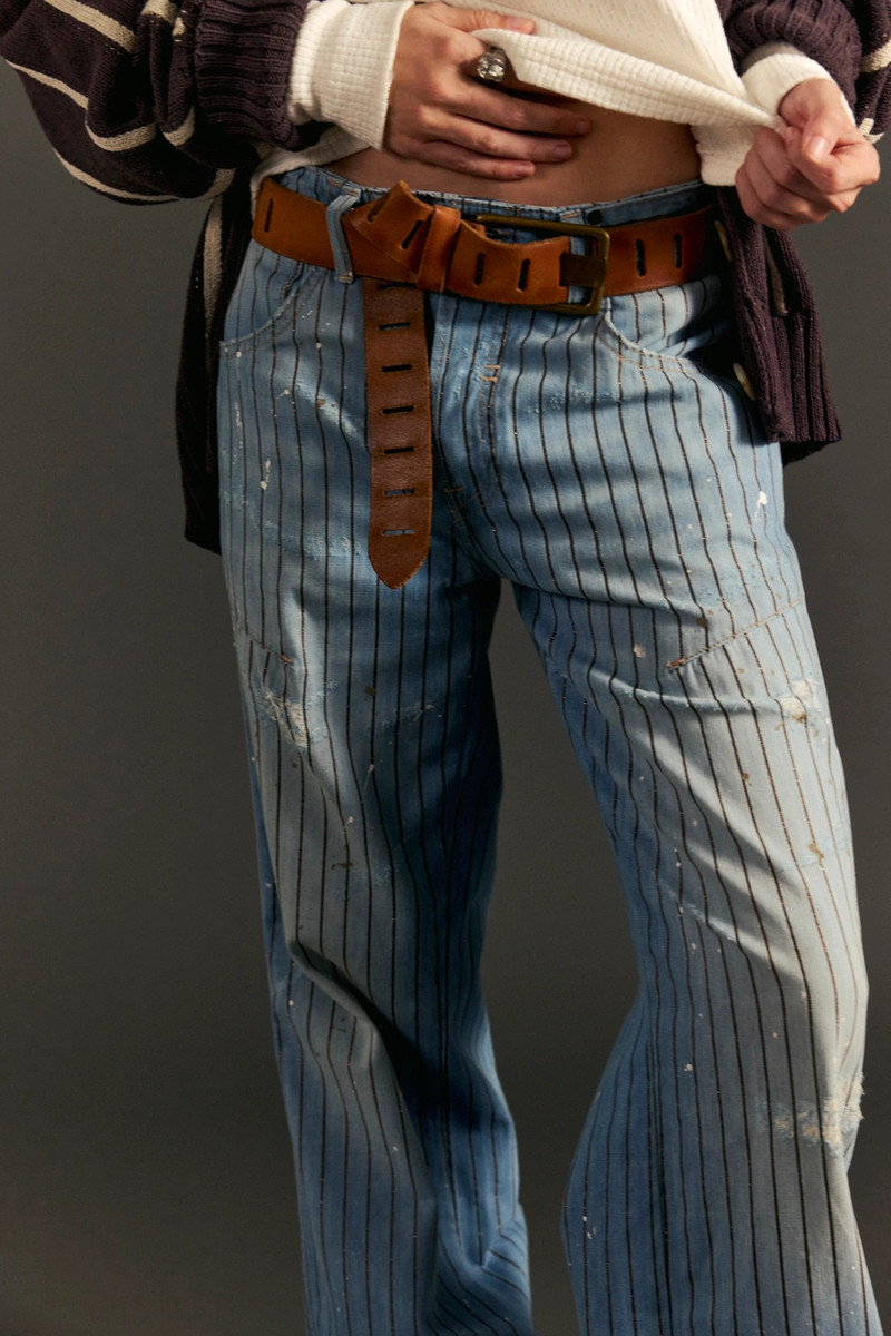 We The Free Don't Wait Up Pinstripe Boyfriend Jeans 7