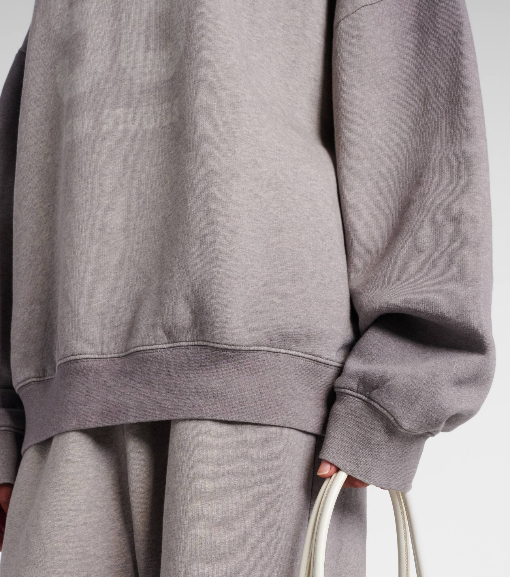 Logo printed cotton jersey sweatshirt - 5