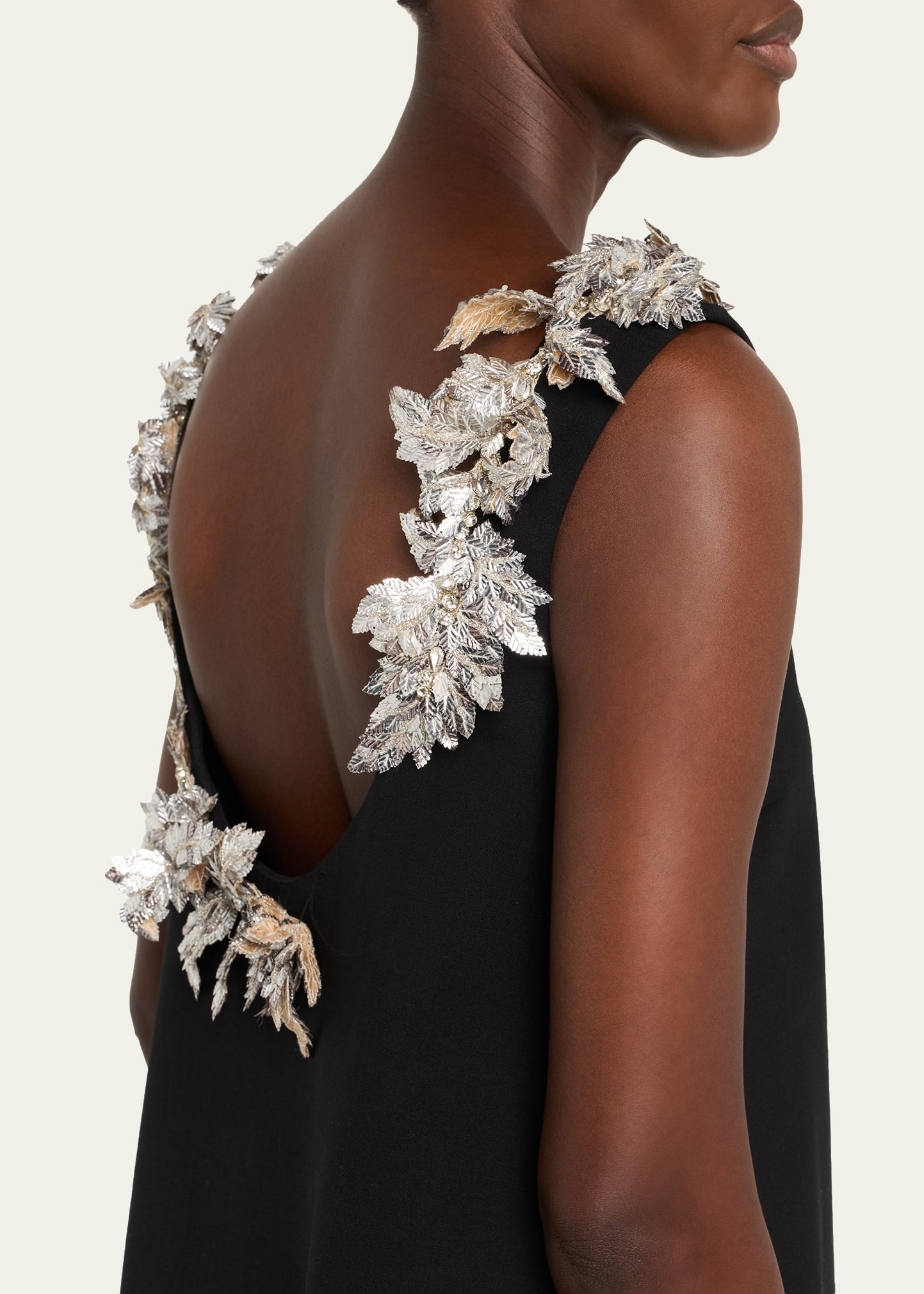 Sleeveless Low-Back Mini Cocktail Dress - 5