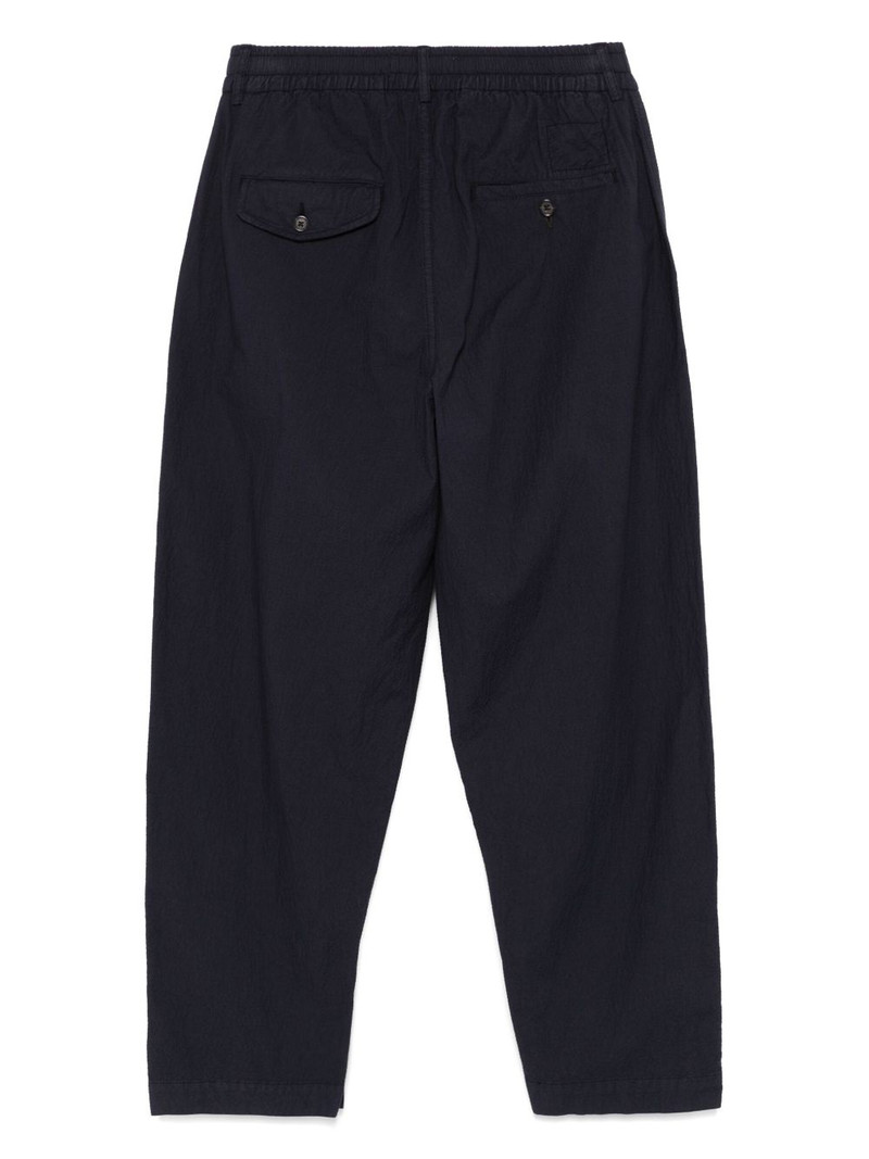 Universal Works seersucker pleated trousers outlook