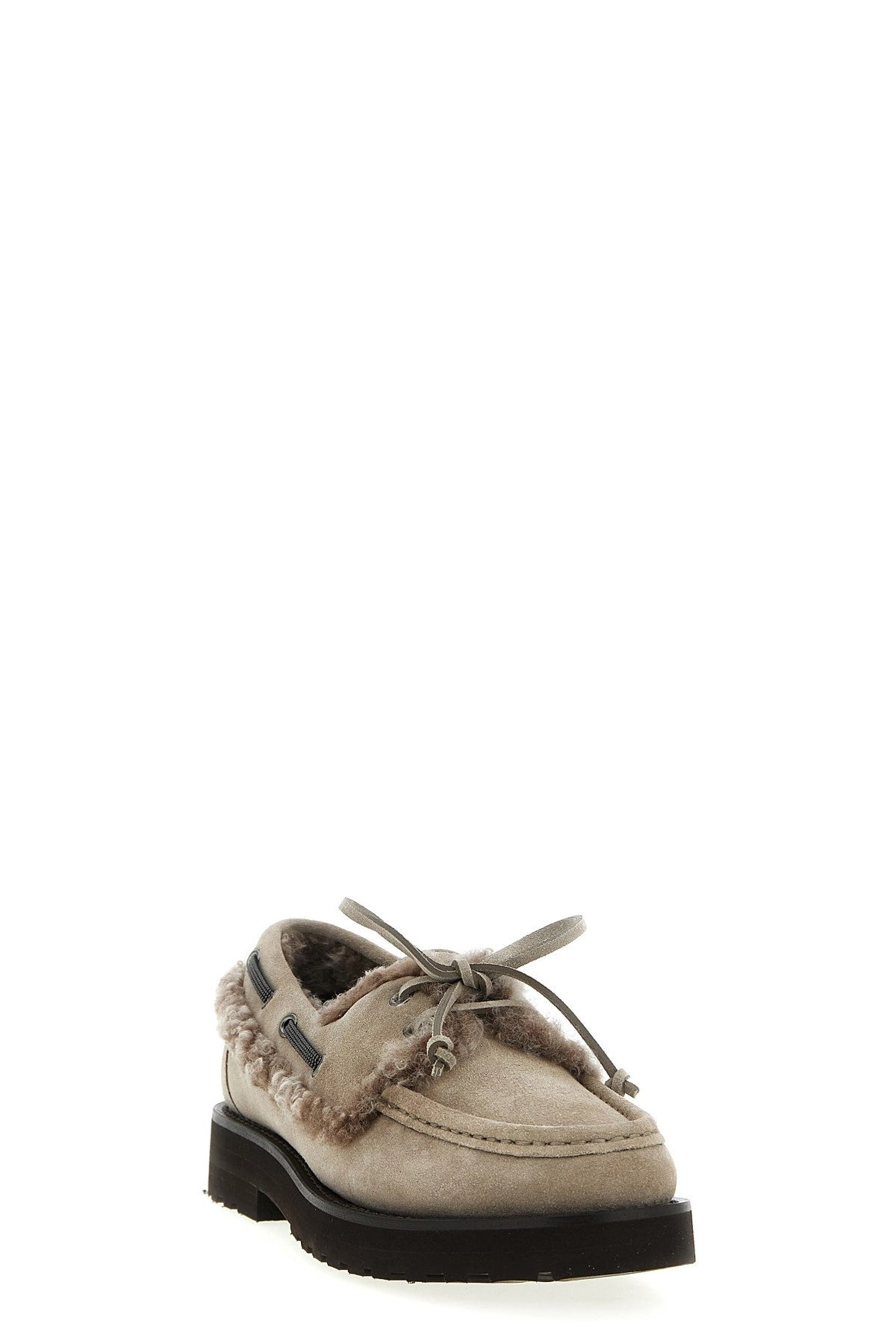 Brunello Cucinelli Women 'Precious Insert' Boat Shoe - 2