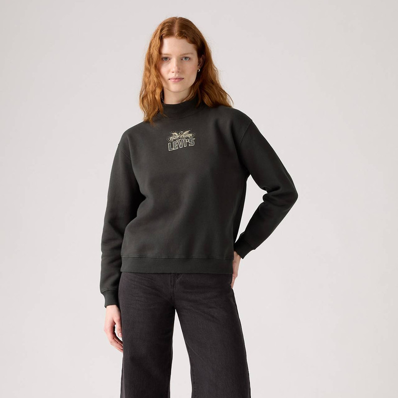 GRAPHIC COLLINS MOCKNECK SWEATSHIRT 2