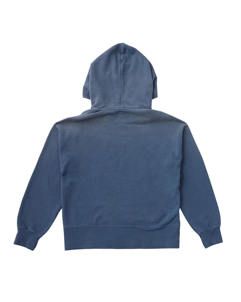 COURT HOODIE P.O. DMGD BLUE - 2
