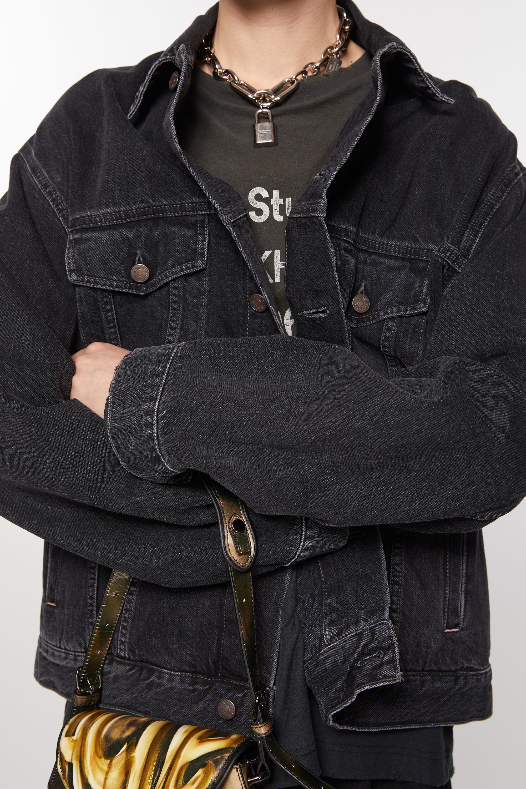 Denim jacket - Relaxed fit - Black - 6