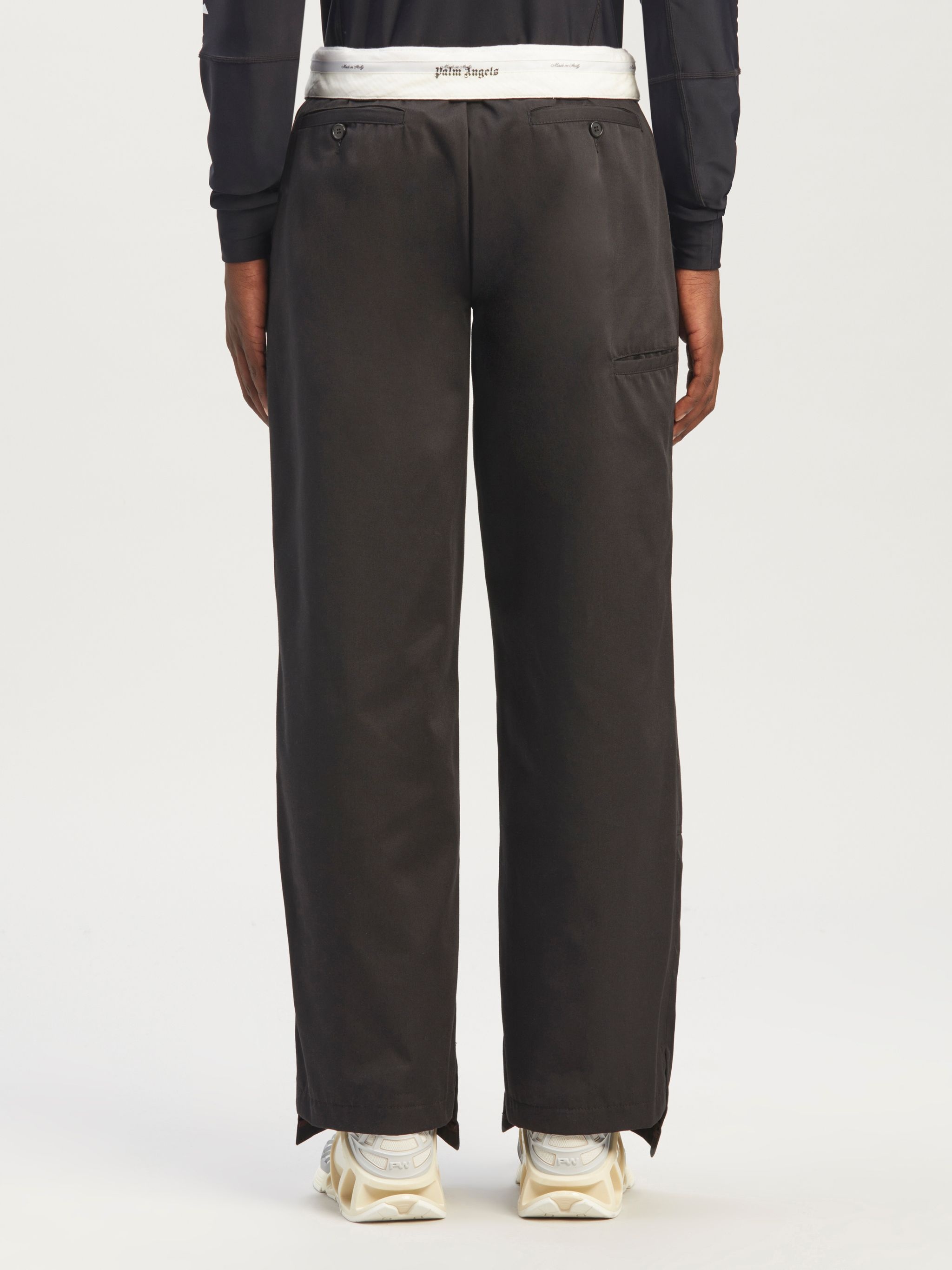 Reversed Waistband Chino Pants - 5