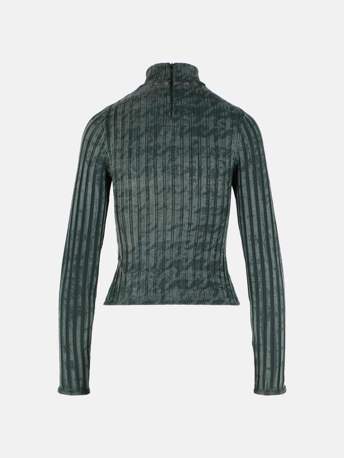 GREY COTTON BLEND SWEATER - 3