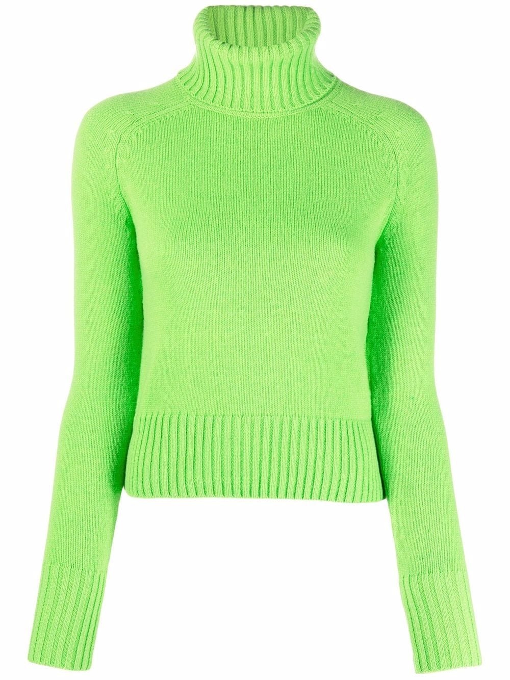 funnel neck virgin wool jumper - 1