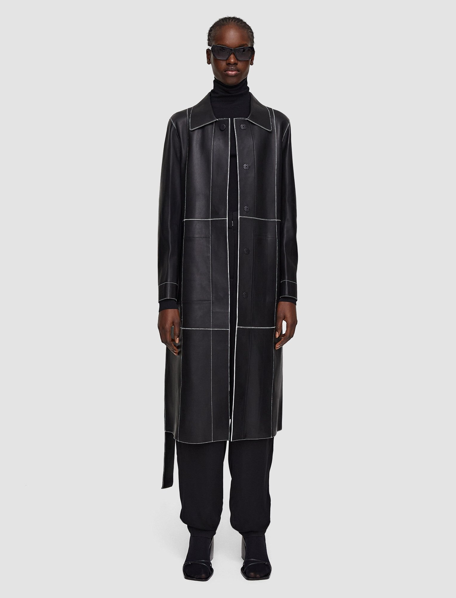 Bonded Leather Lancry Coat - 2