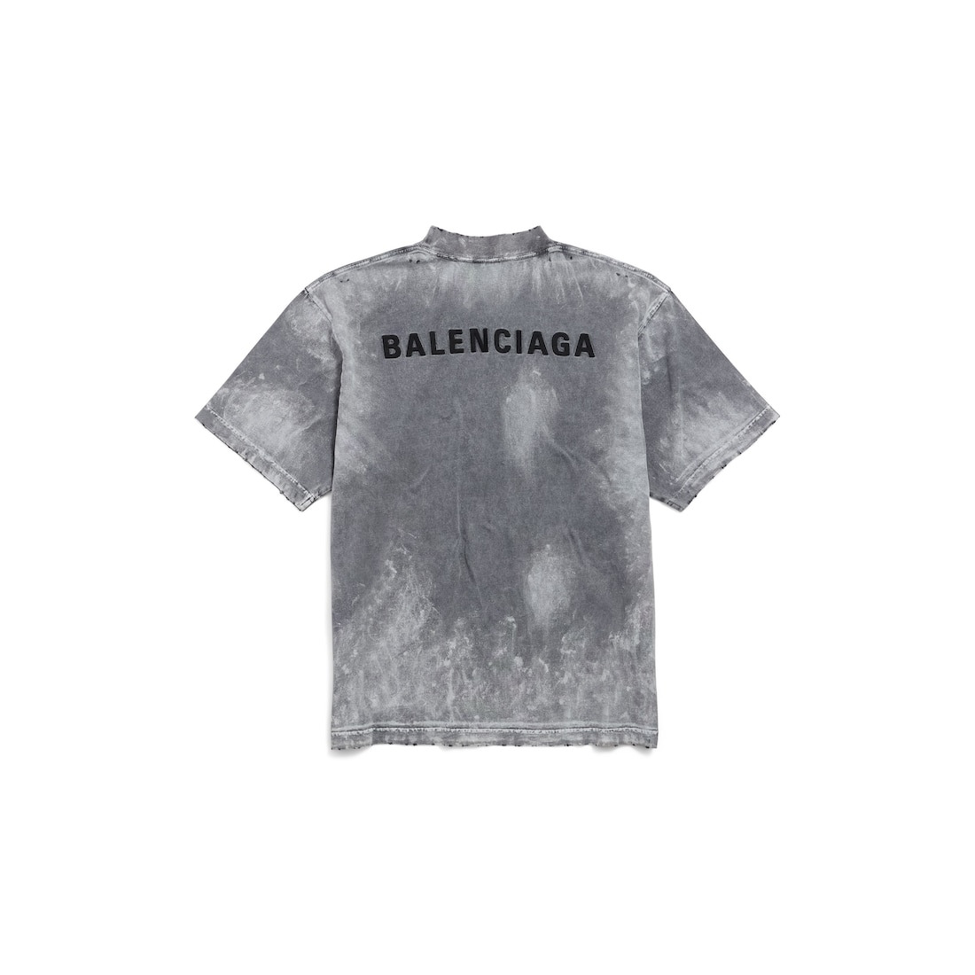 Men's Balenciaga Back T-shirt Medium Fit  in Grey - 6