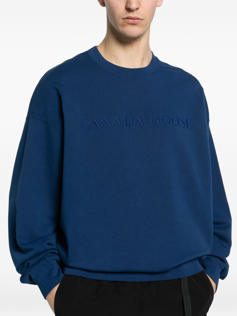 embroidery crew sweatshirt 5