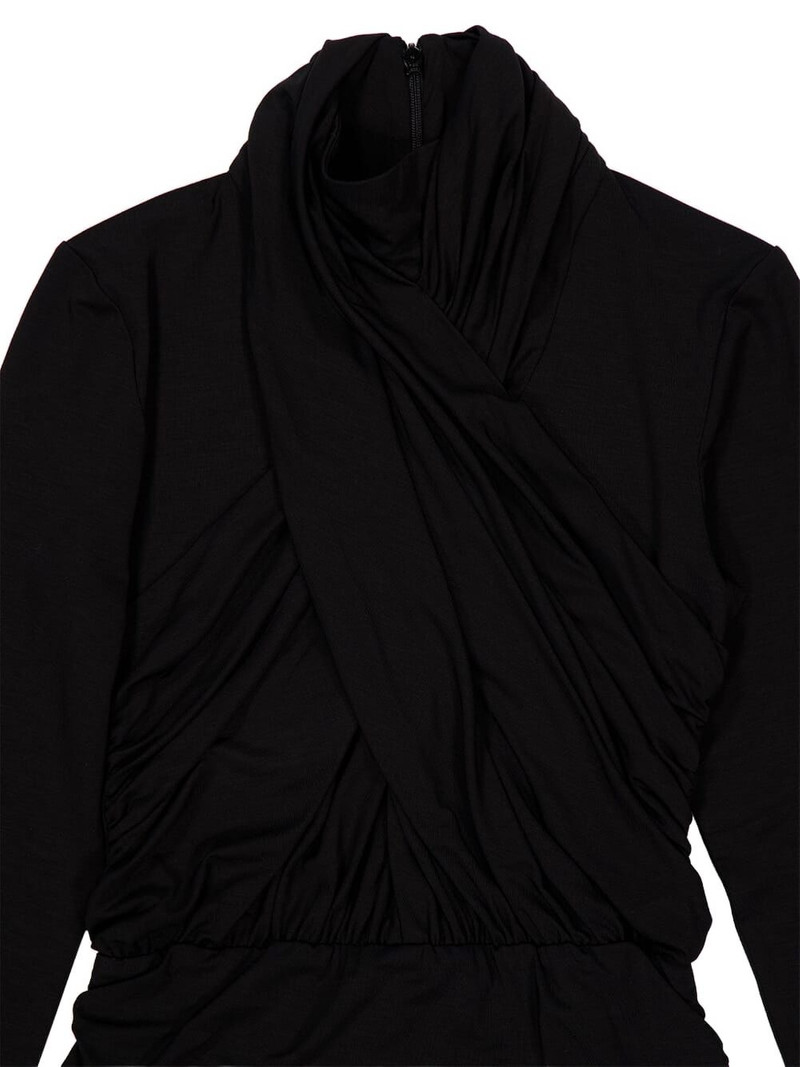 ruched midi dress 4