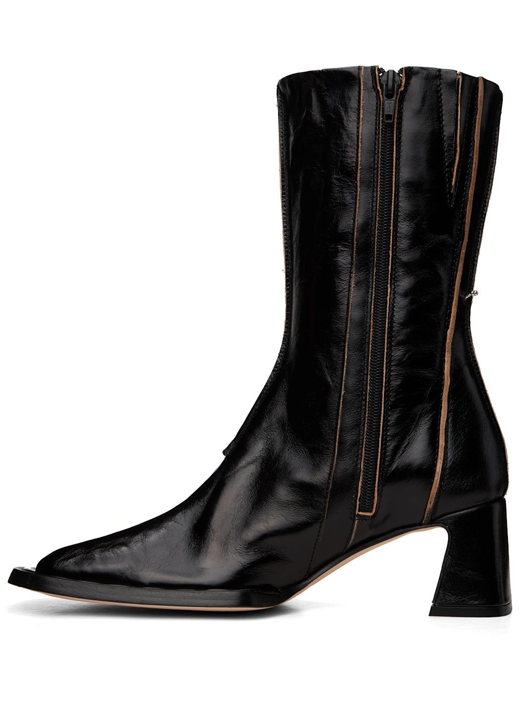 Black Greer Ankle Boots - 3