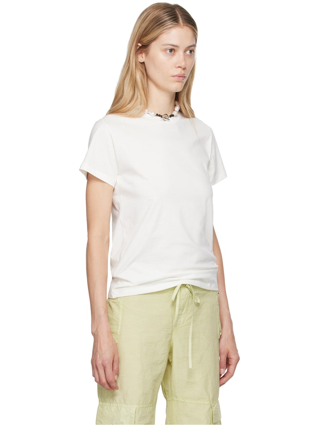 Off-White Regenerative Cotton T-Shirt - 2