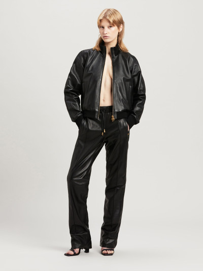 Palm Angels LEATHER TRACK JACKET outlook