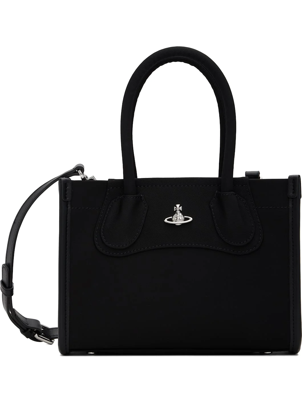 Black Troy Small Crossbody Tote - 1