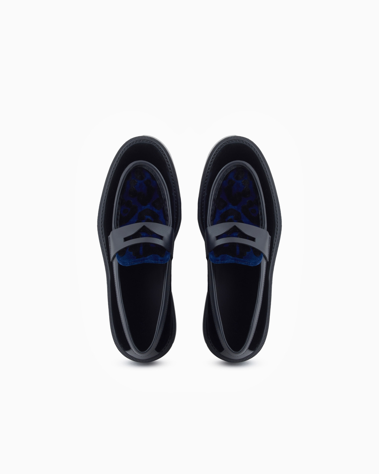 ANIMAL-PRINT VELVET LOAFERS - 3