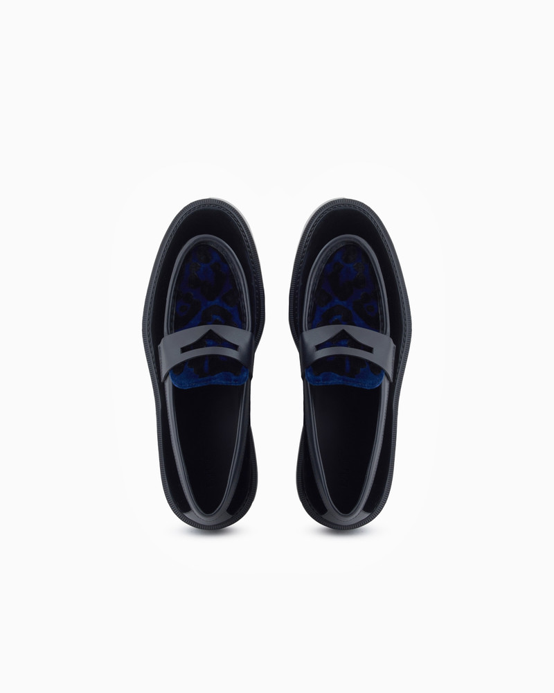 ANIMAL-PRINT VELVET LOAFERS 3