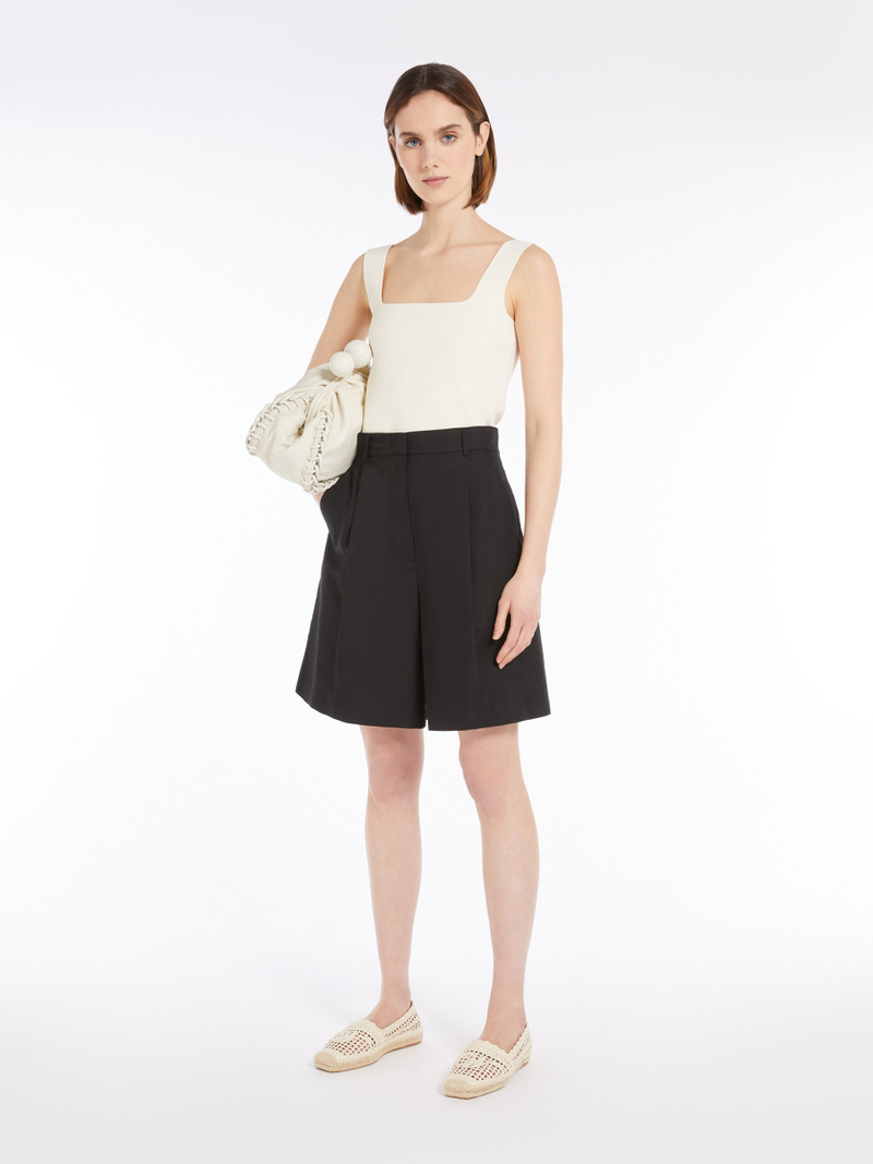 WEEKEND Max Mara PILADE Jacquard viscose crop top outlook