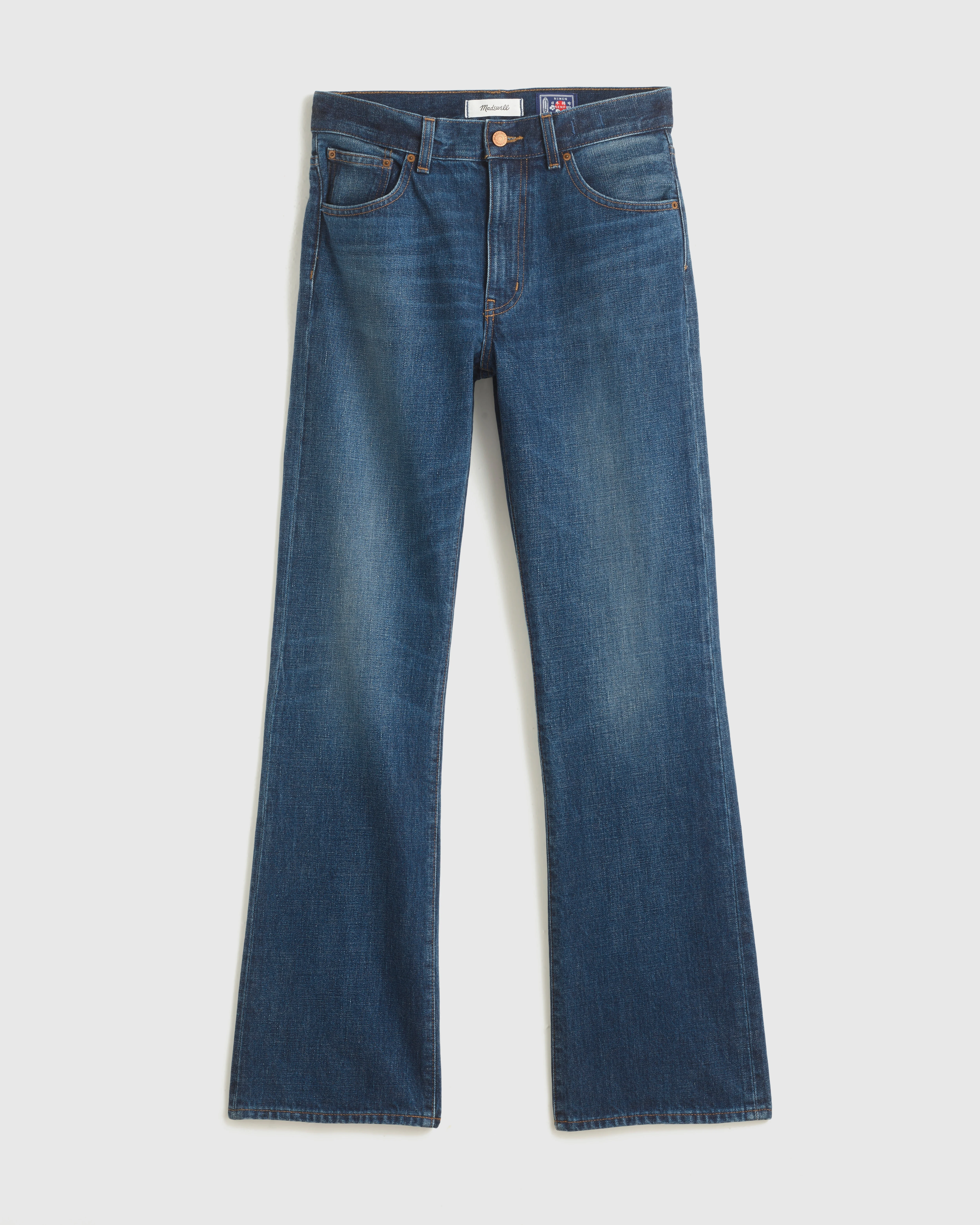 Relaxed Bootcut Jeans in Japanese Denim - 1