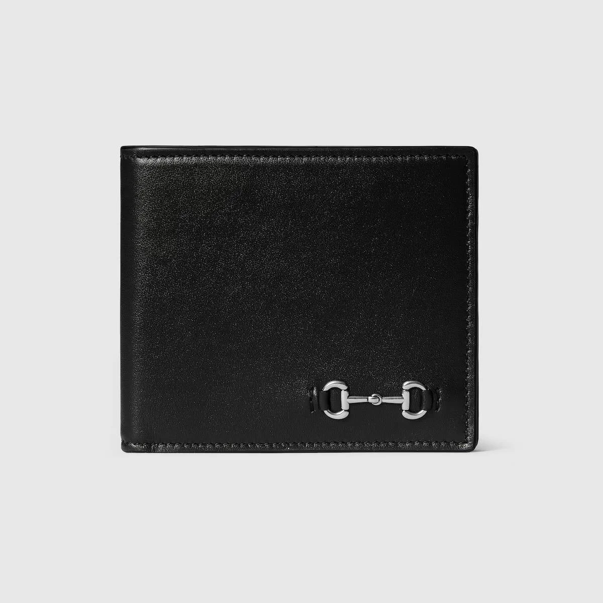 Gucci Leather Wallet With Horsebit - 1