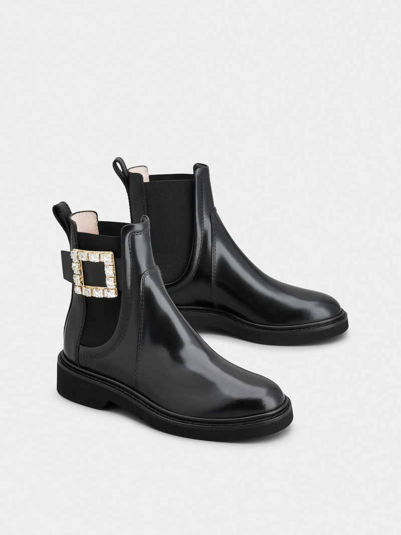 Viv' Rangers Chelsea Booties in leather 2