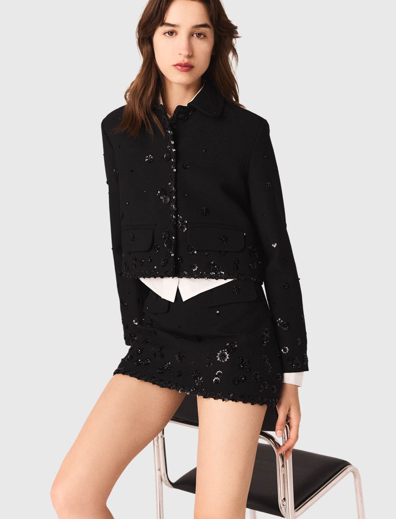 Short embroidered jacket 7
