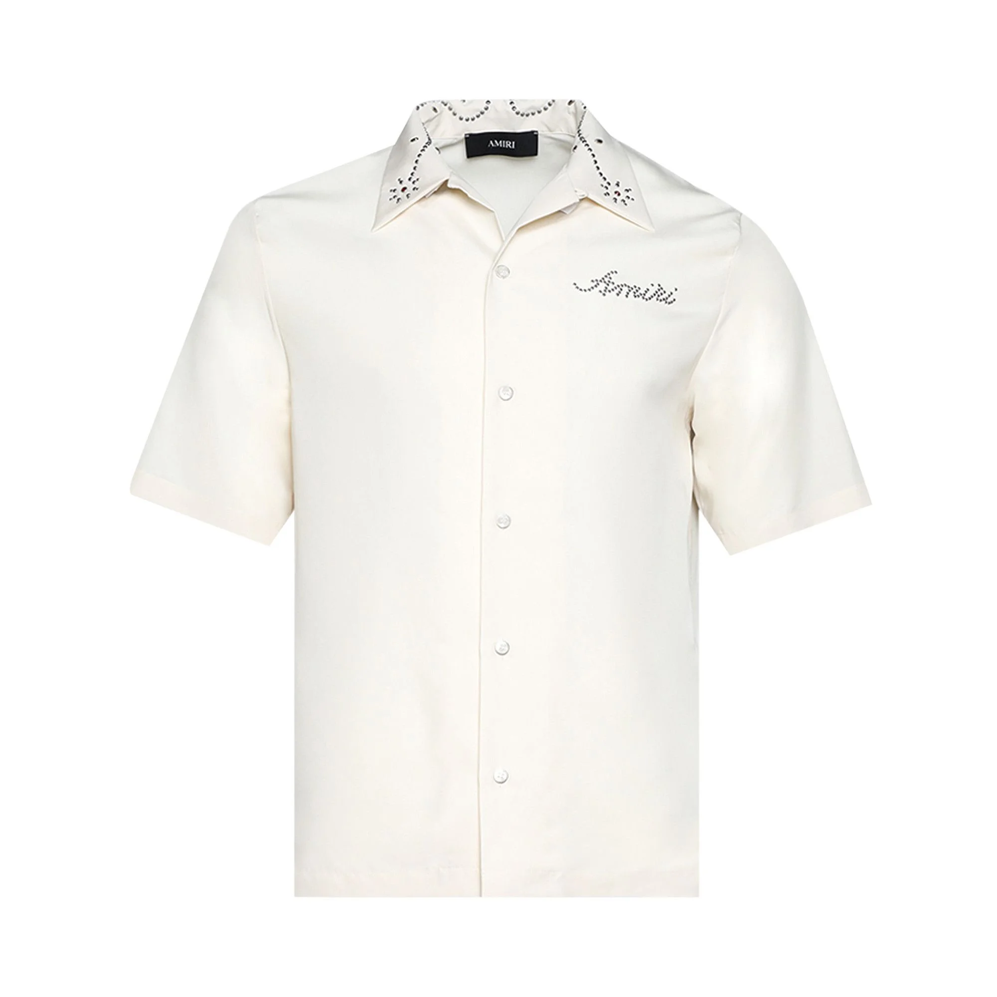 Amiri Stud Camp Shirt 'Ivory' - 1