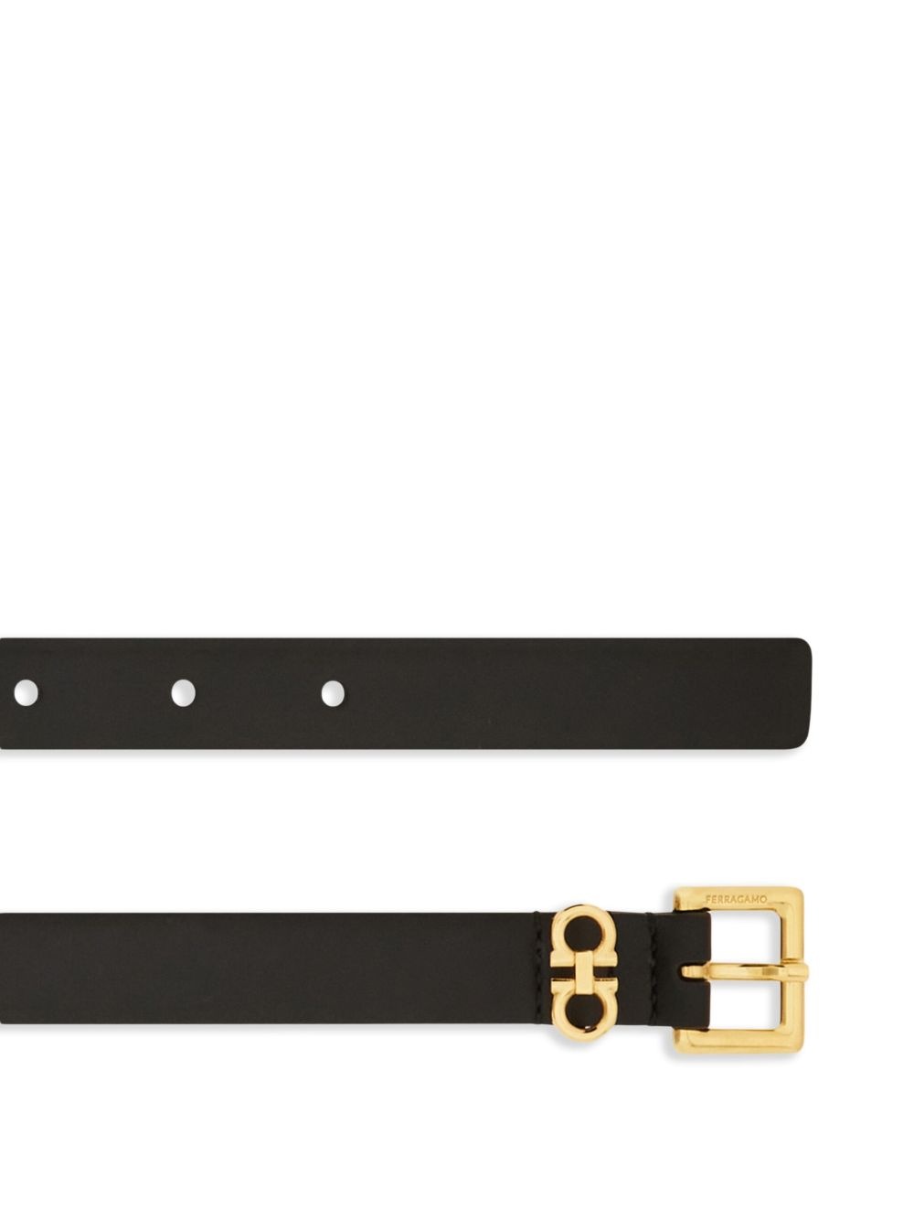 reversible adjustable Gancini belt - 2