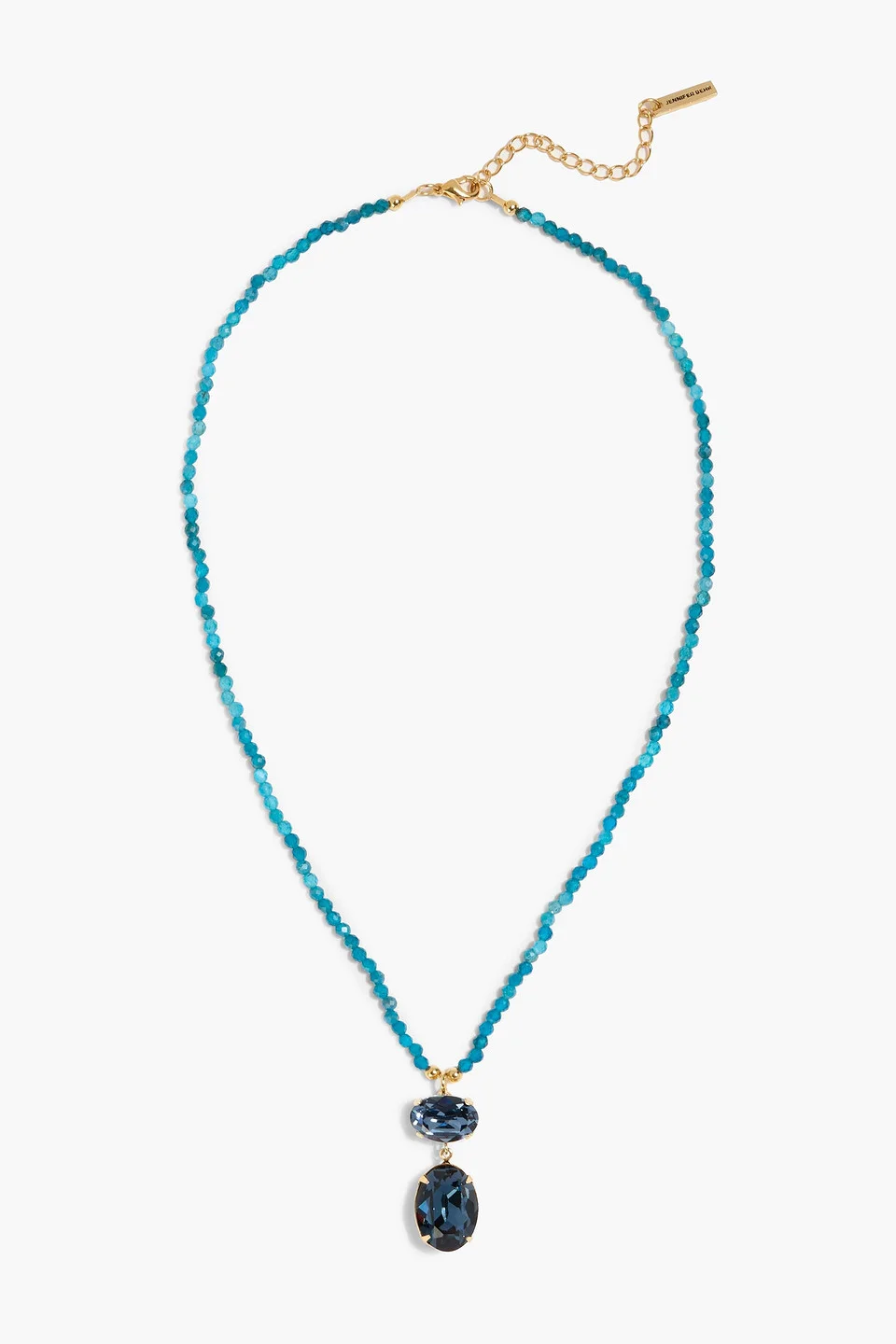 Freya gold-tone, apatite and crystal necklace - 1
