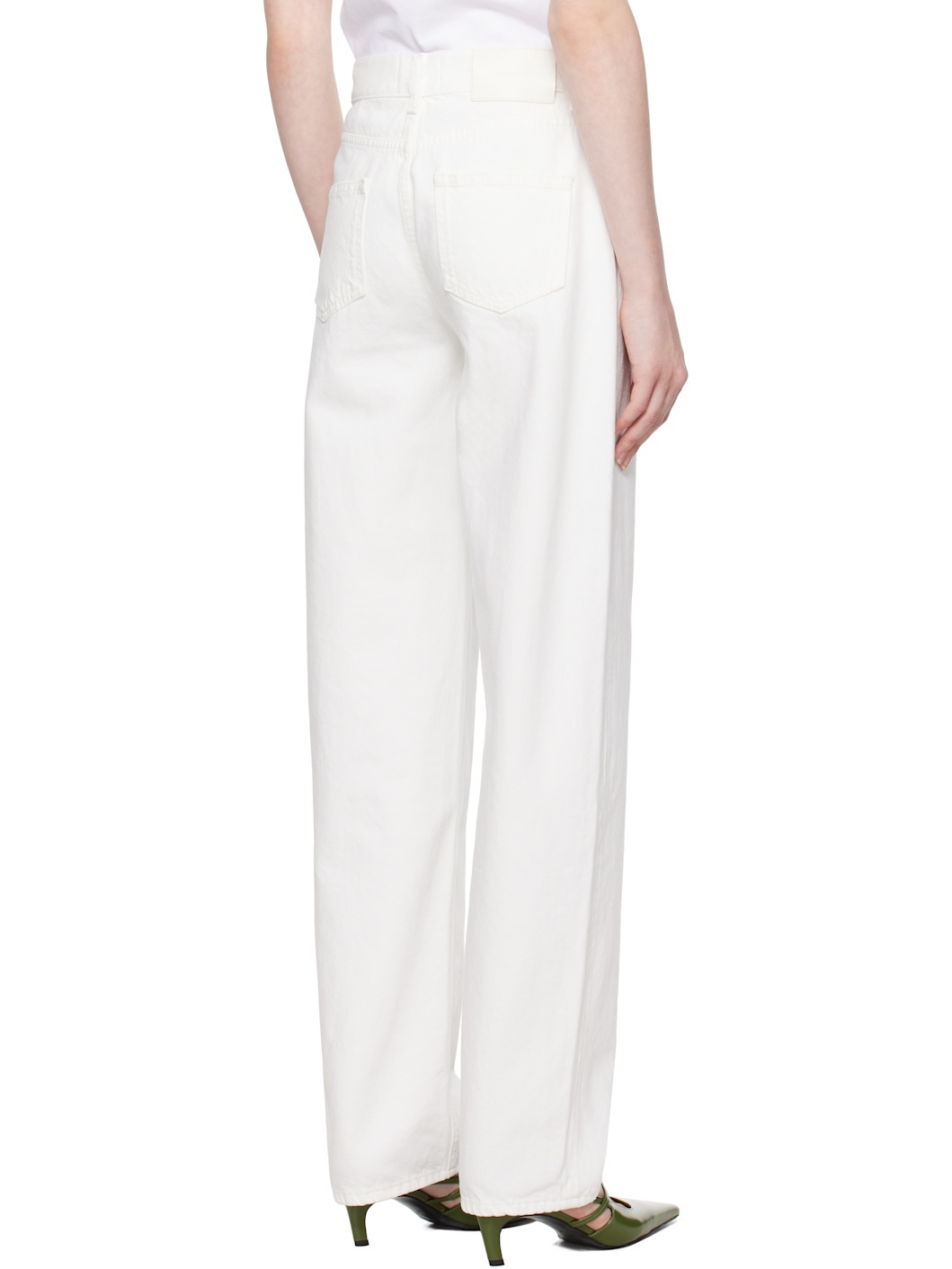 White Samur Jeans - 3