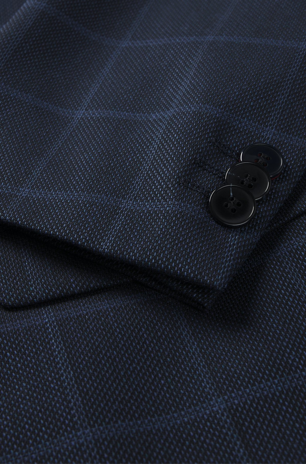 EXTRA-SLIM-FIT SUIT IN CHECKED PERFORMANCE-STRETCH CLOTH - 9