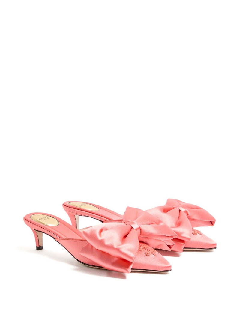 Valentino 45mm Yolande bow mules outlook