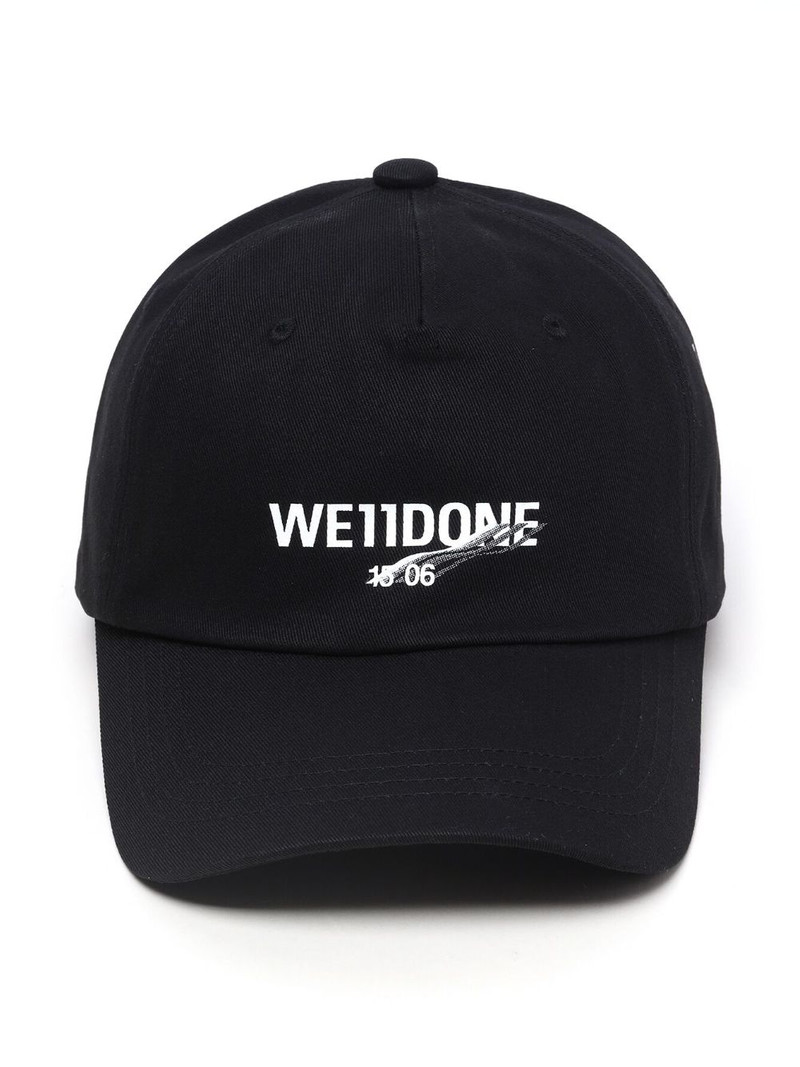 logo-print cotton cap 3