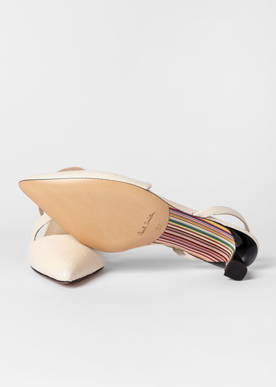 Paul Smith Sand 'Cloudy' Suede Heels outlook