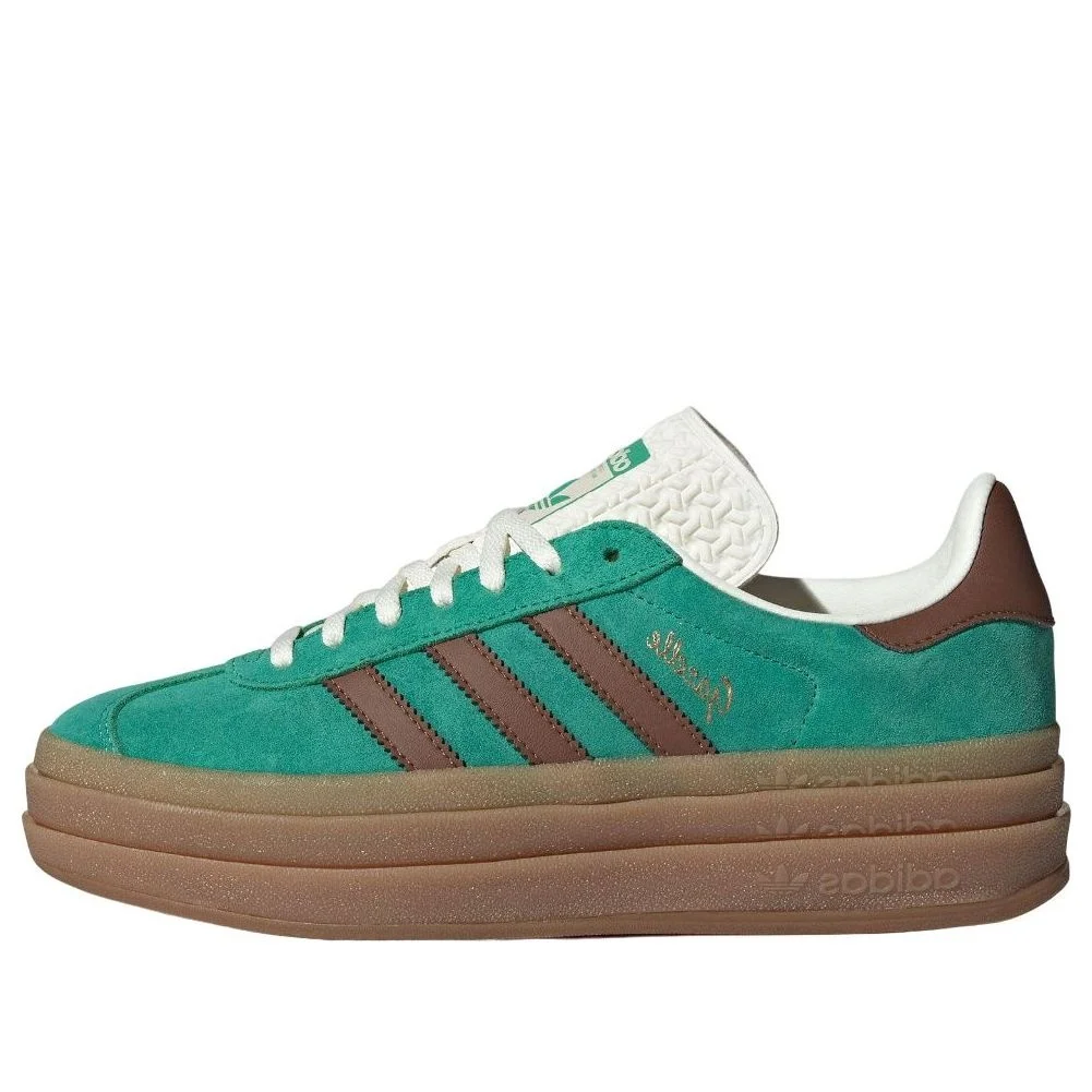 (WMNS) adidas Gazelle Bold 'Green Brown' JP8045 - 1